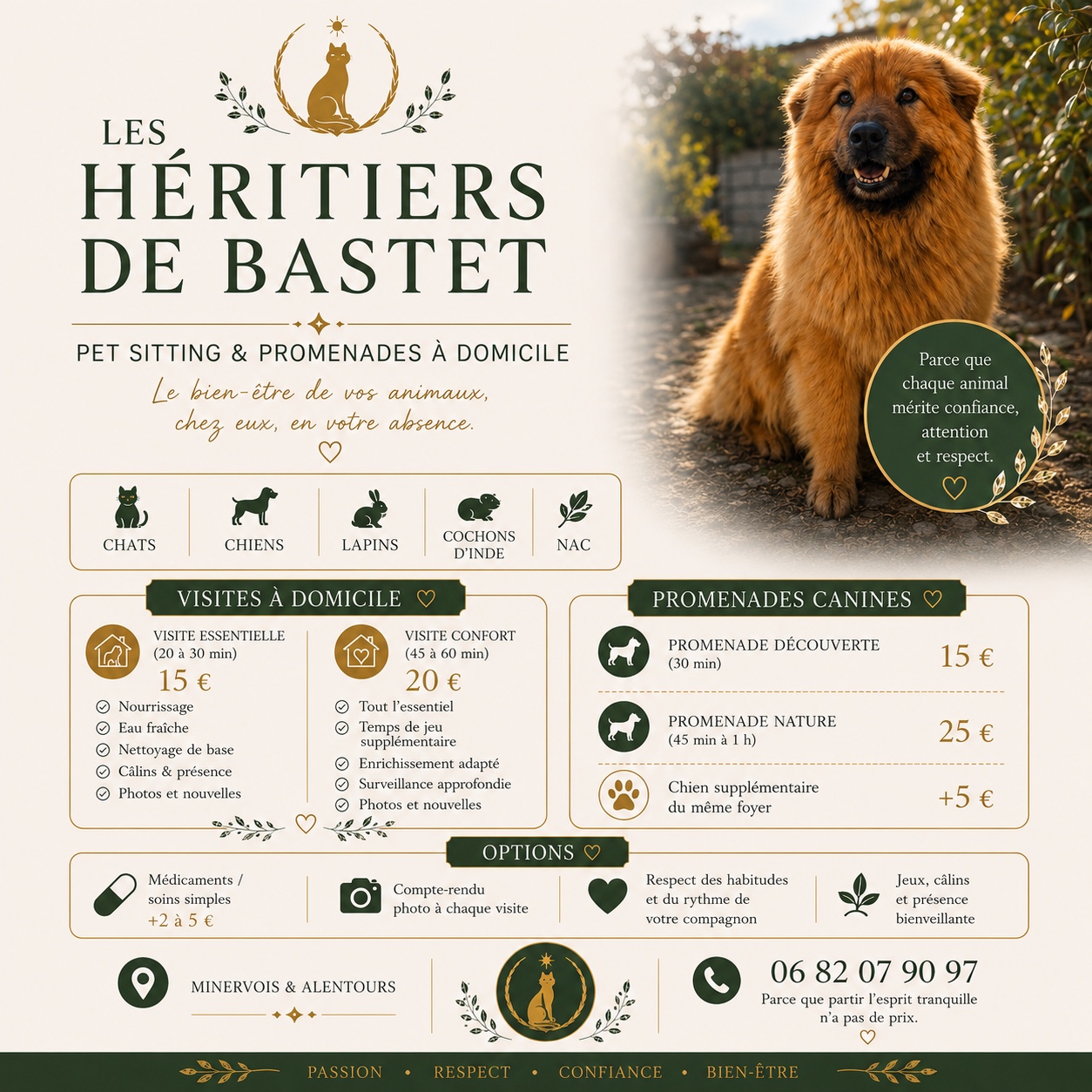 Prestations des Héritiers de Bastet